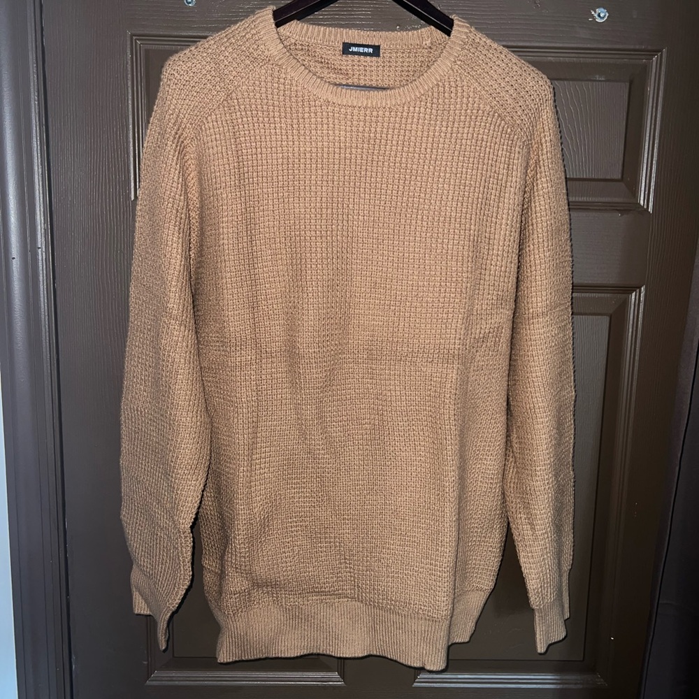 JMIERR Waffle Knit Pullover XL